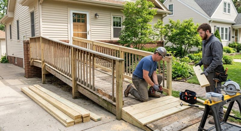 Wood Ramp Repair in Kansas City, KS